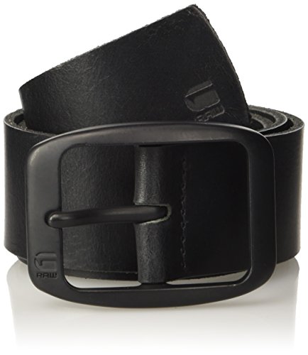 G-STAR RAW Męski pasek Ladd, Czarny (czarny/matowy czarny metal D04168-3127-406), 75