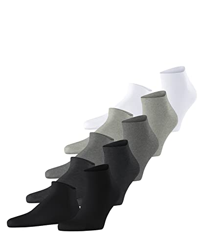 ESPRIT Mężczyźni Skarpety do trampek Solid-Mix 5-Pack M SN Organiczna Bawełna krótkie jednokolorowe 5 Pak, Wielokolorowy (Sortiment 0010), 40-46