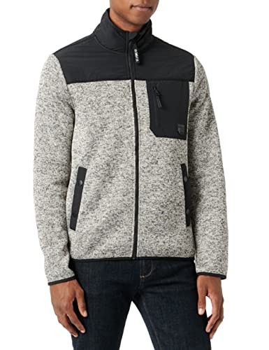 Som Męska kurtka przejściowa (3 sztuki), szary (stone grey melange), XL