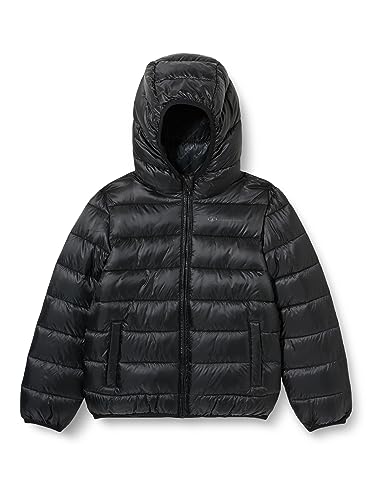 Champion Legacy Outdoor K-Light WR Hooded Dla dzieci i młodzieży kurtka, Nero, 7-8 lat