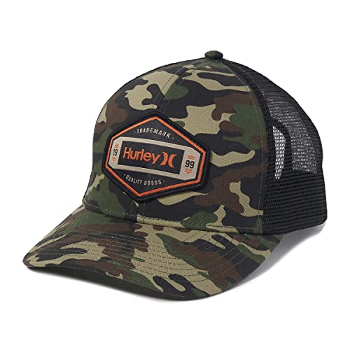 Hurley Męska czapka trucker M Brighton, moro, jeden rozmiar, moro, Rozmiar uniwersalny