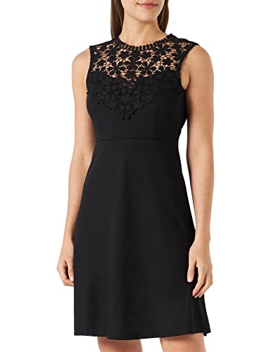 ONLY Onlmonna S/L Lace Cbo JRS sukienka damska, czarny, S