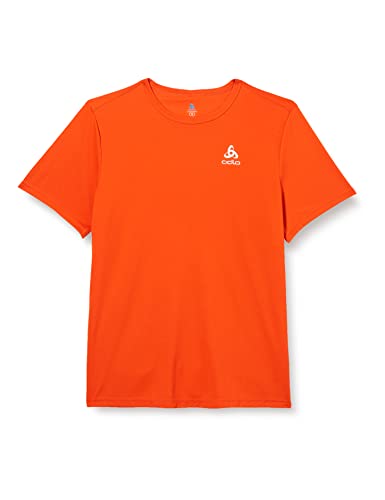 Odlo Męski T-shirt CARDADA z okrągłym dekoltem, Pureed Pumpkin, XL