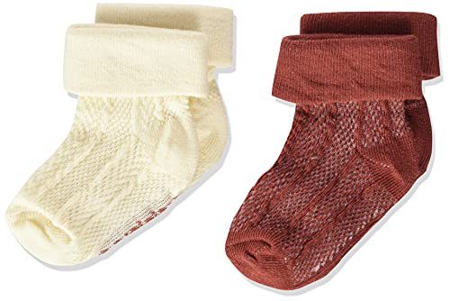 Noppies Baby Niemowlęce G Socks Sandy skarpety dziecięce, Henna - P635, 0-3 Miesiące