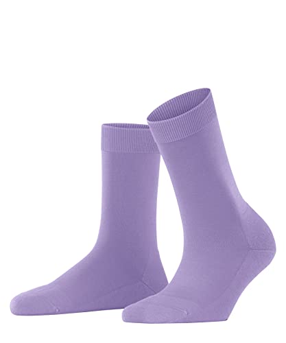 FALKE Kobiety Skarpety ClimaWool W SO Lyocell Trwała Bawełna Wełna jednokolorowe 1 Para, Fioletowy (Lupine 6903), 37-38