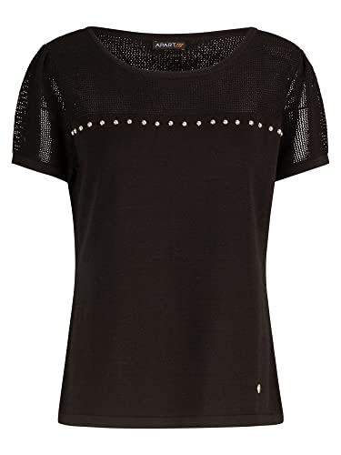 ApartFashion Sweter damski, czarny, normalny, czarny, 46