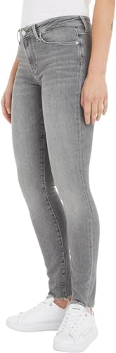 Tommy Hilfiger Damskie spodnie jeansowe TH Flex Como Skinny RW A Ivy, 28W / 30L, Bluszcz, 28W / 30L