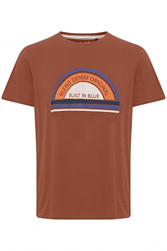 Blend Męski t-shirt s/s, 191333/Sequoia, XXL, 191333/Sequoia, XXL