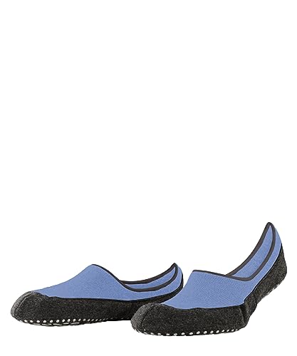 FALKE Mężczyźni Kapcie Cosyshoe Invisible M HP Wełna z wypustkami na podeszwie 1 Para, Niebieski (Lagoon 6284), 45-46