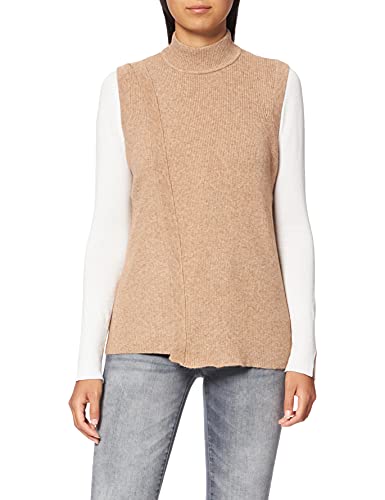 OBJECT COLLECTORS ITEM Damska kamizelka Objfae Thess S/L Noos sweter kamizelka, Wiewiórka/szczegóły: melanż, XL