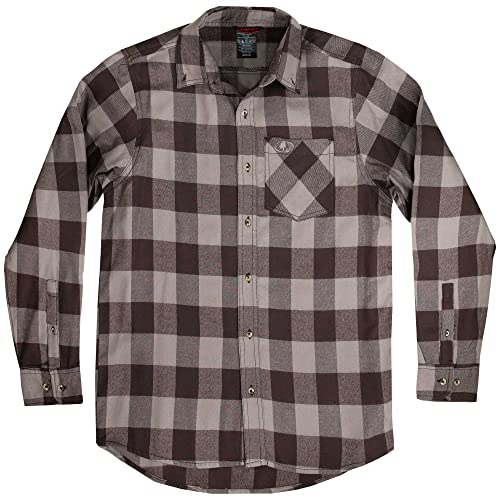 Mossy Oak Buffalo męska koszula flanelowa w kratkę (1 opakowanie), Empire Buffalo, L