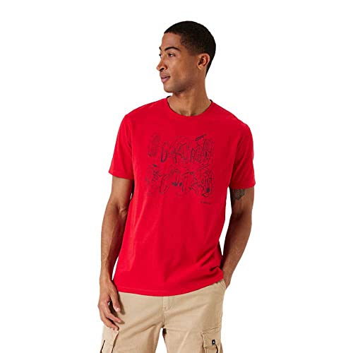 Garcia Męski t-shirt z krótkim rękawem, Salsa, M, Salsa, M