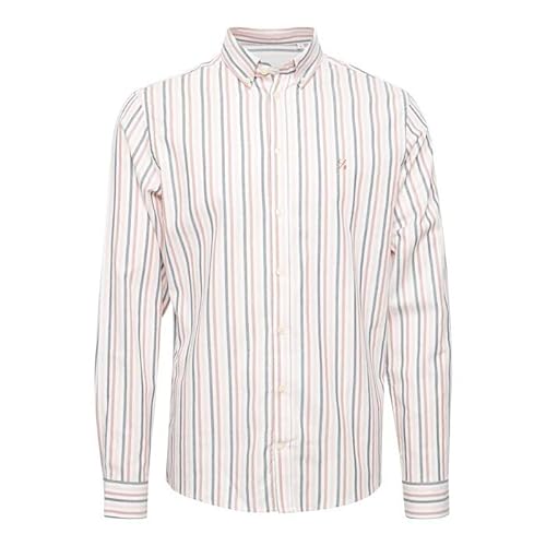 CASUAL FRIDAY Męska koszula CFAnton LS BD Striped Oxford, 181326/Nutmeg, L, 181326/Nutmeg, L