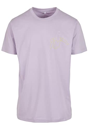 Mister Tee Rude Banana Tee T-shirt męski z okrągłym dekoltem, fioletowy, XXL