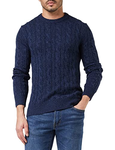 United Colors of Benetton sweter męski, niebieski 404, L