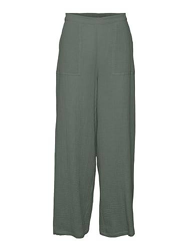 Vero Moda Vmnatali Nia HW Pant Wvn Spodnie Damskie, Laurel Wreath, M