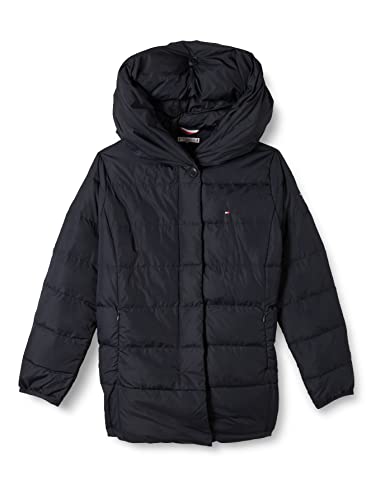 Tommy Hilfiger Damska nowoczesna kurtka puchowa z kapturem, wyściełane płaszcze, pustynne niebo, XXL, Pustynne niebo, XXL