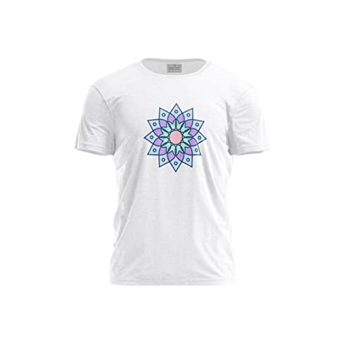 Green Fish, Męski T-shirt z cyfrowym nadrukiem,% 100 bawełna, biały, na co dzień, męskie topy, rozmiar: S, biały, S