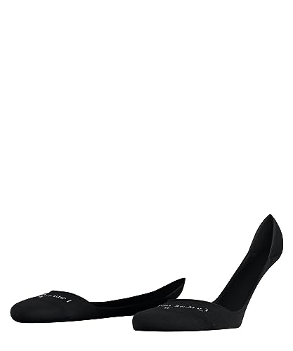 Burlington Kobiety Stopki Aberdeen W IN Wiskoza niewidoczne jednokolorowe 1 Para, Czarny (Black 3000), 41-42