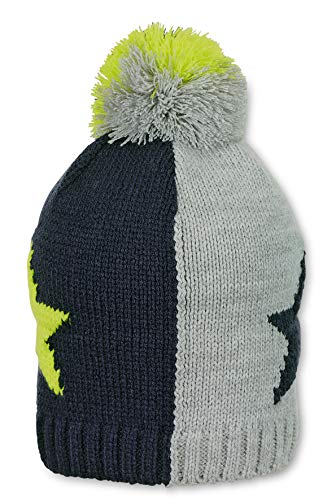 Sterntaler Strickmütze Cappellopello Czapka z dzianiny dla niemowląt, Niebieski (Marine 300), 49
