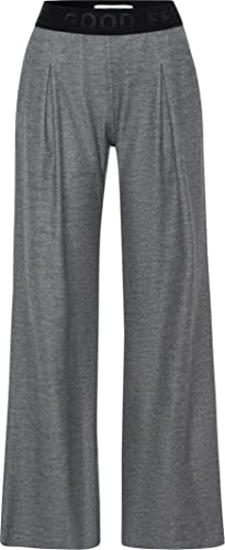 BRAX Damskie spodnie w stylu Maine Palazzo o luźnym wyglądzie, spodnie rekreacyjne, Silver, 32W / 32L