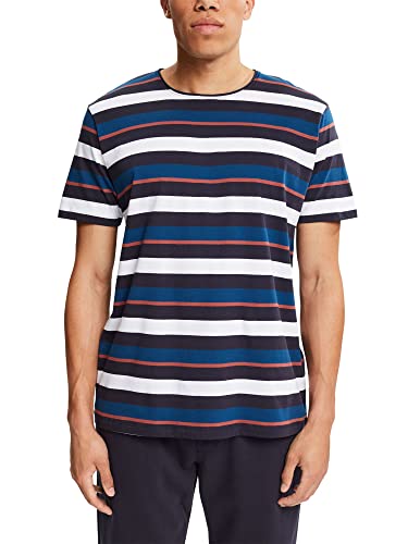 edc by ESPRIT T-shirt męski 992CC2K307, 402/NAVY 3, XS