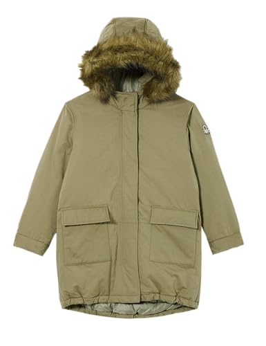 United Colors of Benetton Kurtka Dziewczynki i dziewczęta, Deep Liszaj zielony 34f, L