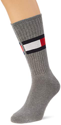 Skarpety męskie Tommy Hilfiger, Szary (Middle Grey Mix 758), 35 EU