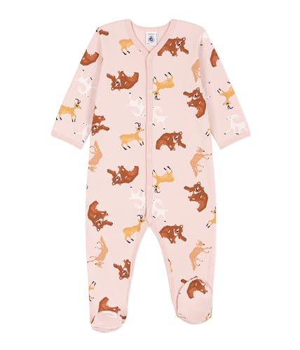 Petit Bateau Unisex Baby Sleep Sie gut und Warm Bon/MU3M, różowy (Saline) / wielokolorowy, 6 miesi?cy