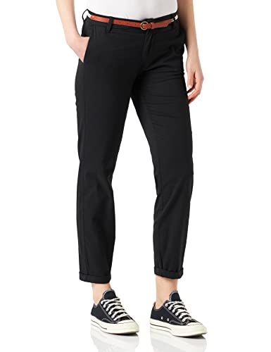 ONLY Damskie spodnie Onlbiana Life Cotton Belt Chino Cc PNT, czarny, 34W x 32L