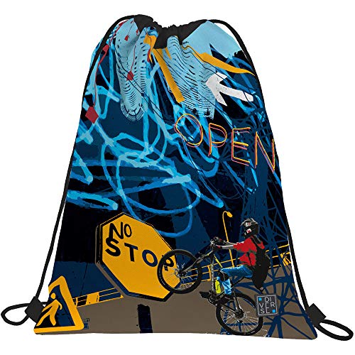 Grafoplás Plecak z linami i kieszenią zewnętrzną, 36 x 47 cm, Modelo Urban