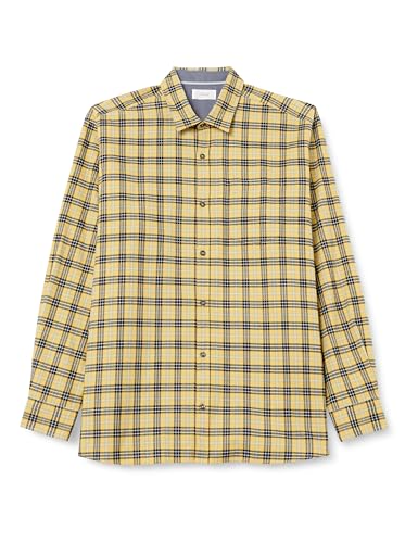s.Oliver Big Size męska koszula z długim rękawem, żółta, rozmiar 3XL, żółty, 3XL