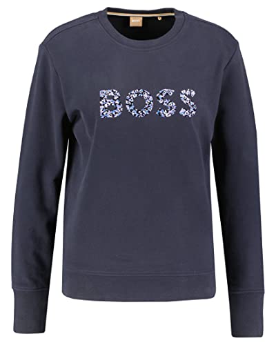 BOSS Bluza damska, niebieska (Open Blue), M (DE)