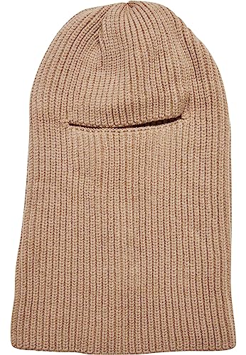 Urban Classics Kominiarka z dzianiny Balaclava uniseks, beżowy, jeden rozmiar