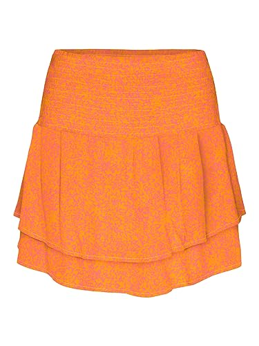 VERO MODA Damska spódnica Vmmenny Mini Smock Skirt WVN Ga Rock, Ge Peach/Aop: melin, XS