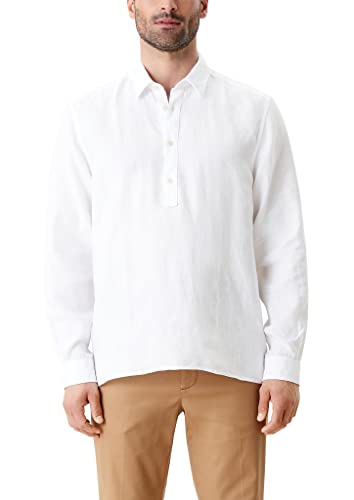 s.Oliver Koszula męska z długim rękawem, biały, M