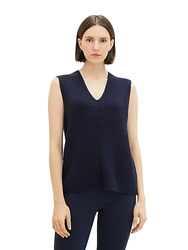 TOM TAILOR Damski sweter, 10668 - Sky Captain Blue, XXS