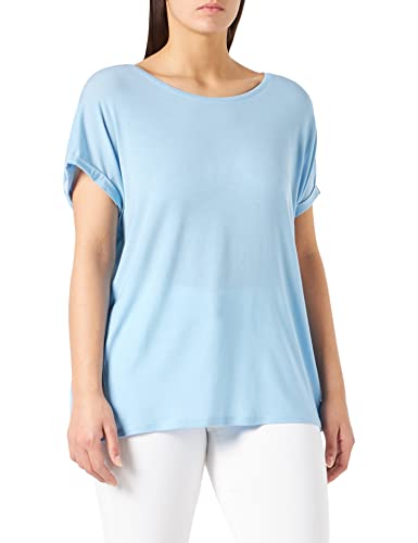 Vero Moda Vmava Plain Ss Top Ga Noos Koszulka Kobiety, Blue Bell, S