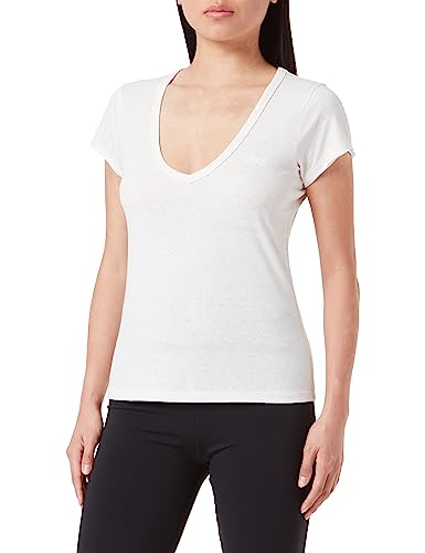 BOSS Damska koszulka, otwarta biel, S, Open White, S