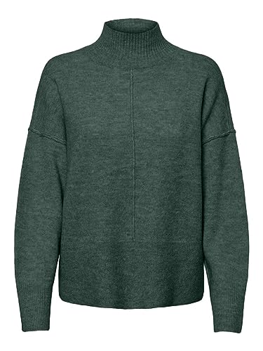 YAS BALIS LS HIGH Neck Knit S. NOOS, Garden Topiary, XL