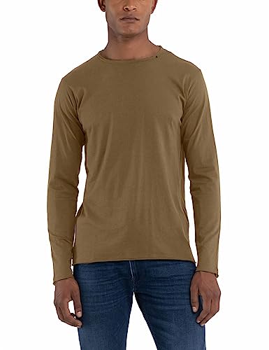 Replay Męska koszulka z długim rękawem, krój regular fit, 238 Army Green, M