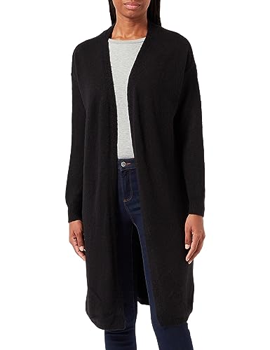 PIECES Damski kardigan Pcjuliana Ls Long Knit Noos Bc, czarny, M