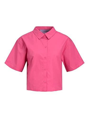 JACK & JONES Jjxx Jxmission Ss Short Shirt Sn bluza damska, Carmine Rose, M