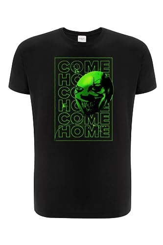 ERT GROUP oryginalny i oficjalnie licencjonowany horror czarny T-shirt męski wzór It 010, jednostronne drukowanie, rozmiar XL, It 010 Czarny, XL