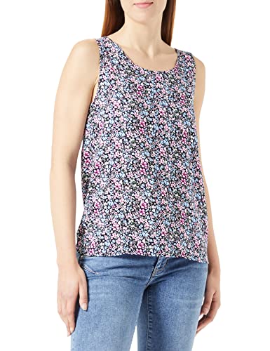 VERO MODA Top damski, Niebieski (Little Boy Blue/Aop: cille), S