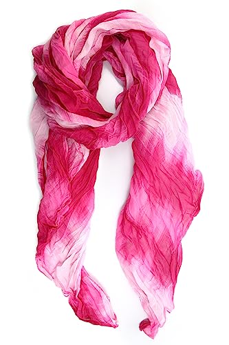 collezione alessandro Szalik Valka z gradientem, Made in Italy, ok. 200 cm x 80 cm, Rosa, jeden rozmiar