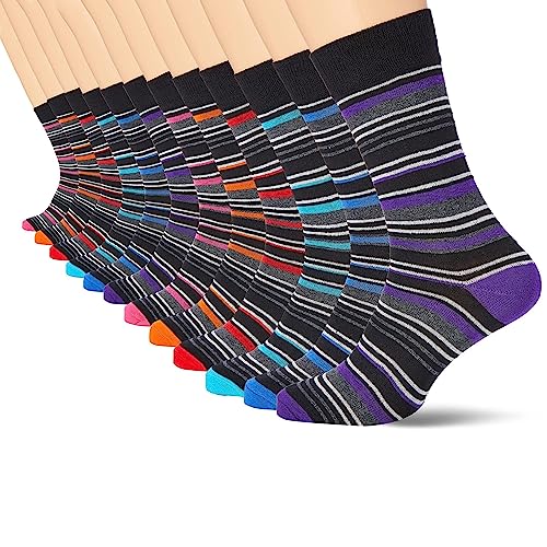 Fm London Mężczyźni Argyle Skarpety, Wielokolorowy, 39/46 EU