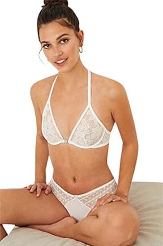 women'secret Damskie stringi letnie kobiece majtki, białe standardowe, L