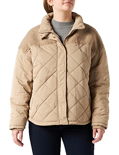 Urban Classics Damska kurtka damska Oversized Diamond Quilt Puffer Jacket, Softtaupe, XS