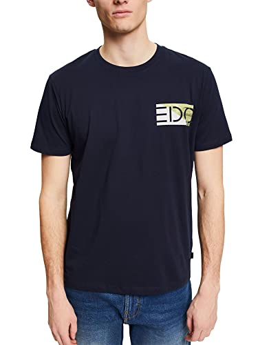 edc by ESPRIT Męski T-shirt, 400/granatowy., S